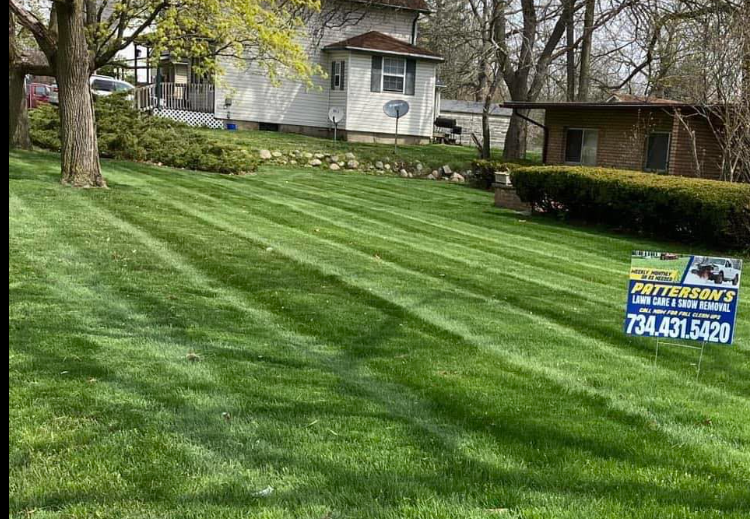 Lawn care image associated with Patterson's Lawn Care and Snow Removal